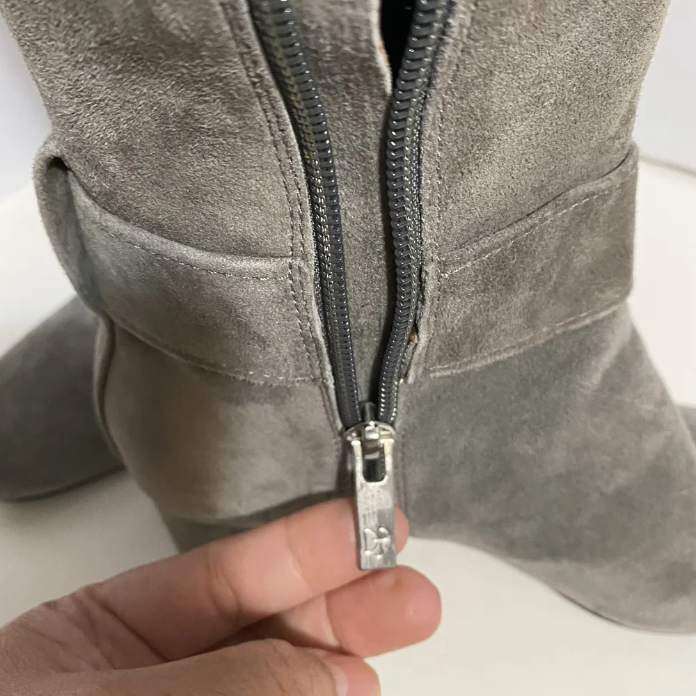 Donald J. Pliner Gray Over‎ the Knee Boots